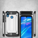 Capa Hybrid Armor Capa resistente e resistente para Huawei Y7 2019  -  Y7 Prime 2019 preta