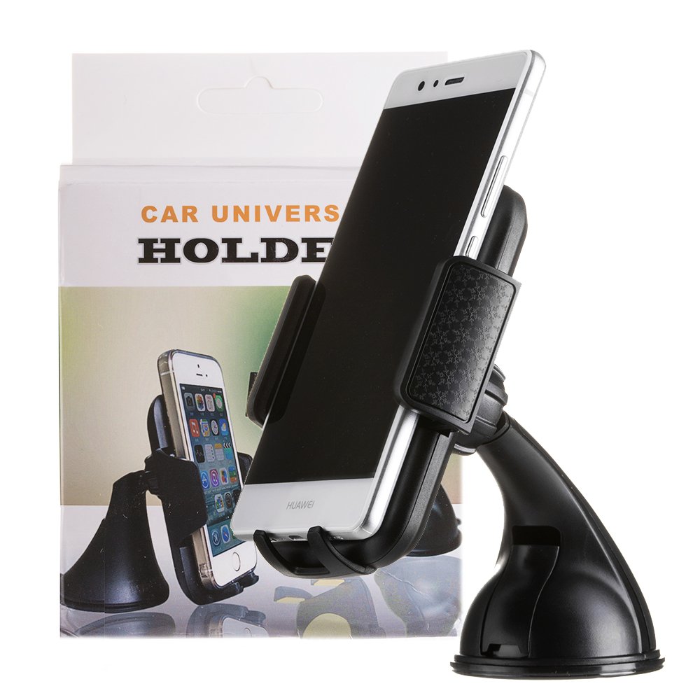 Suporte universal de telefone para carro painel pára-brisa suporte para carro para smartphone preto