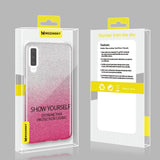 Capa Wozinsky Glitter brilhante para Samsung Galaxy A50s  -  Galaxy A50  -  Galaxy A30s dourado