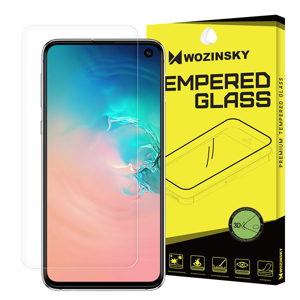Filme protetor de tela Wozinsky 3D totalmente coberto para Samsung Galaxy S10e