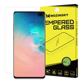 Filme protetor de tela 3D Wozinsky totalmente coberto para Samsung Galaxy S10 Plus (compatível com sensor de impressão digital no display)
