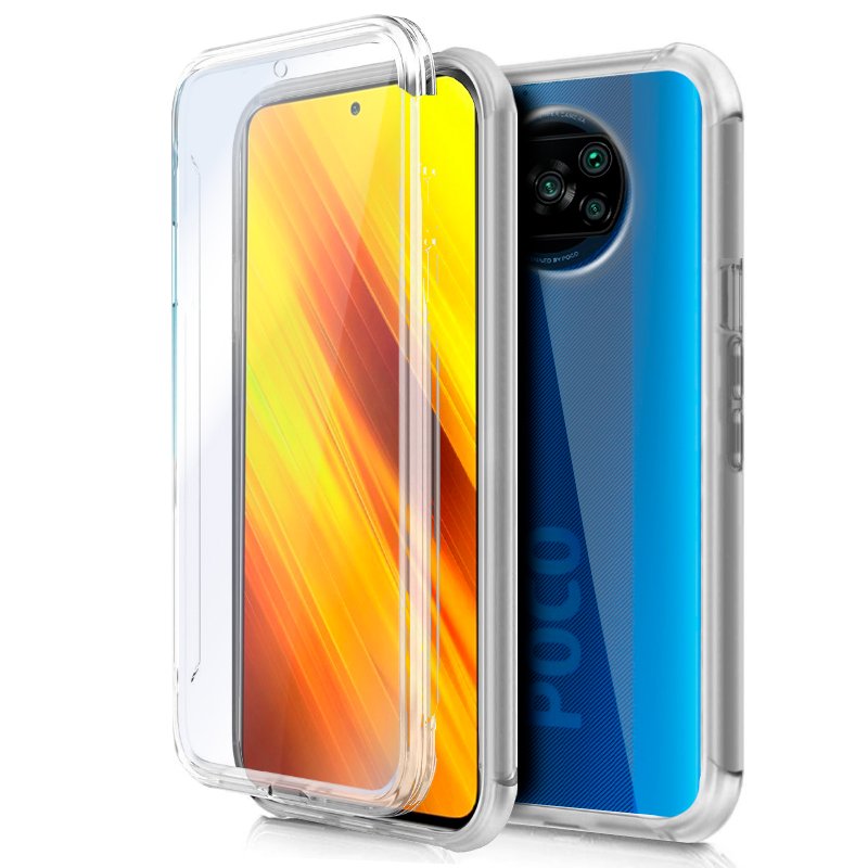 Capa para Xiaomi Pocophone X3  Silicone 3D Transparente