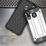 Capa Hybrid Armor Capa resistente e resistente para Samsung Galaxy M30 preta