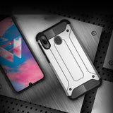 Capa Hybrid Armor Capa resistente e resistente para Samsung Galaxy M30 preta
