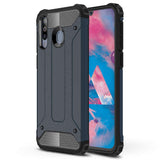 Capa Hybrid Armor Capa resistente e resistente para Samsung Galaxy M30 azul
