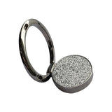 Suporte de anel de suporte de brilho para smartphone prata