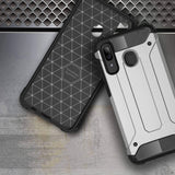 Capa Hybrid Armor Capa resistente e resistente para Samsung Galaxy A30 preta