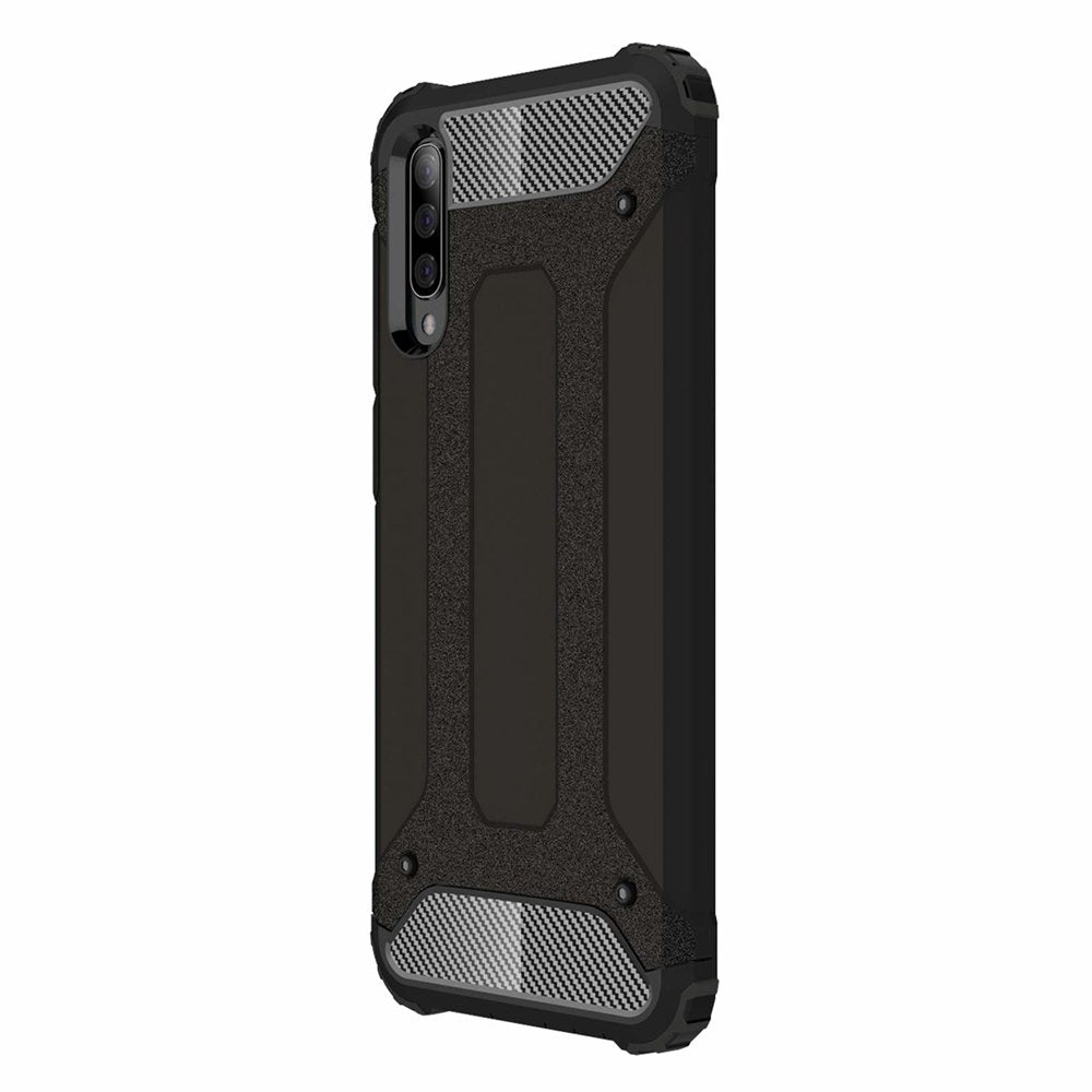 Capa Hybrid Armor Capa resistente e resistente para Samsung Galaxy A50s  -  Galaxy A50  -  Galaxy A30s preto