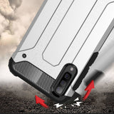 Capa Hybrid Armor Capa resistente e resistente para Samsung Galaxy A50s  -  Galaxy A50  -  Galaxy A30s preto