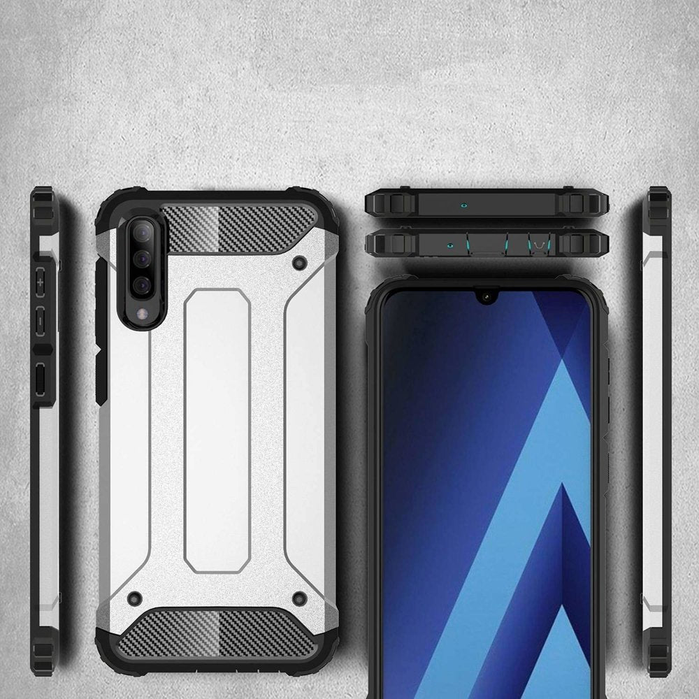 Capa Hybrid Armor Capa resistente e resistente para Samsung Galaxy A50s  -  Galaxy A50  -  Galaxy A30s azul