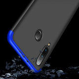 GKK 360 Protection Case Front e Back Case Cover Full Body Huawei P30 Lite preto-azul