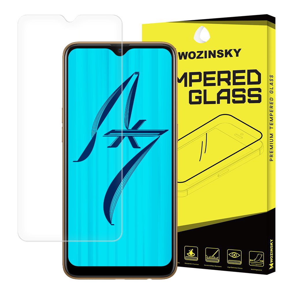 Protetor de tela de vidro temperado Wozinsky 9H para Oppo AX7