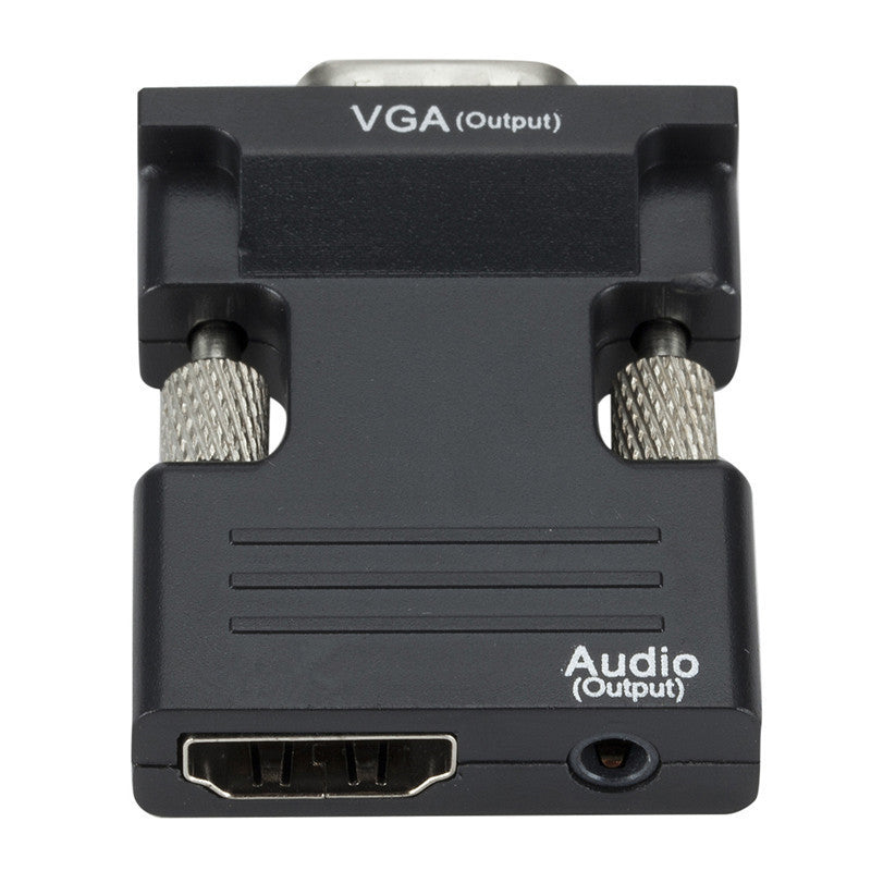 Adaptador HDMI para VGA com áudio de 3,5mm