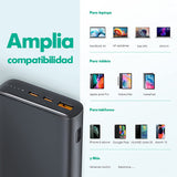 Charmast Power Bank 65W 23800mAh USB C Quick Charge 3.0