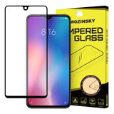 Wozinsky Vidro Temperado Cola Completa Protetor de Tela Super Resistente Totalmente Coberto com Caixa de Armação Amigável para Xiaomi Mi 9 SE preto