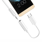Adaptador fêmea USB Tipo-C para miniplugue de 35 mm preto