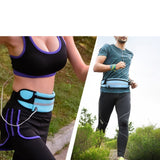 Ultimate Running Belt com porta-garrafa e saída para fone de ouvido verde