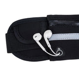 Ultimate Running Belt com porta-garrafa e saída para fone de ouvido verde