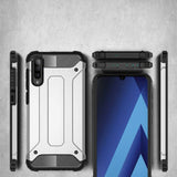 Capa Hybrid Armor Capa resistente e resistente para Samsung Galaxy A70 azul