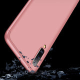 Capa de proteção GKK 360 frontal e traseira capa completa para Samsung Galaxy A70 rosa