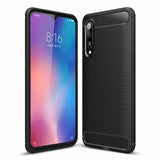 Capa carbono Capa flexível de TPU para Xiaomi Mi 9 SE preta