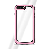 Capa Solid Frame para PC com proteção de TPU para Samsung Galaxy S9 G960 rosa