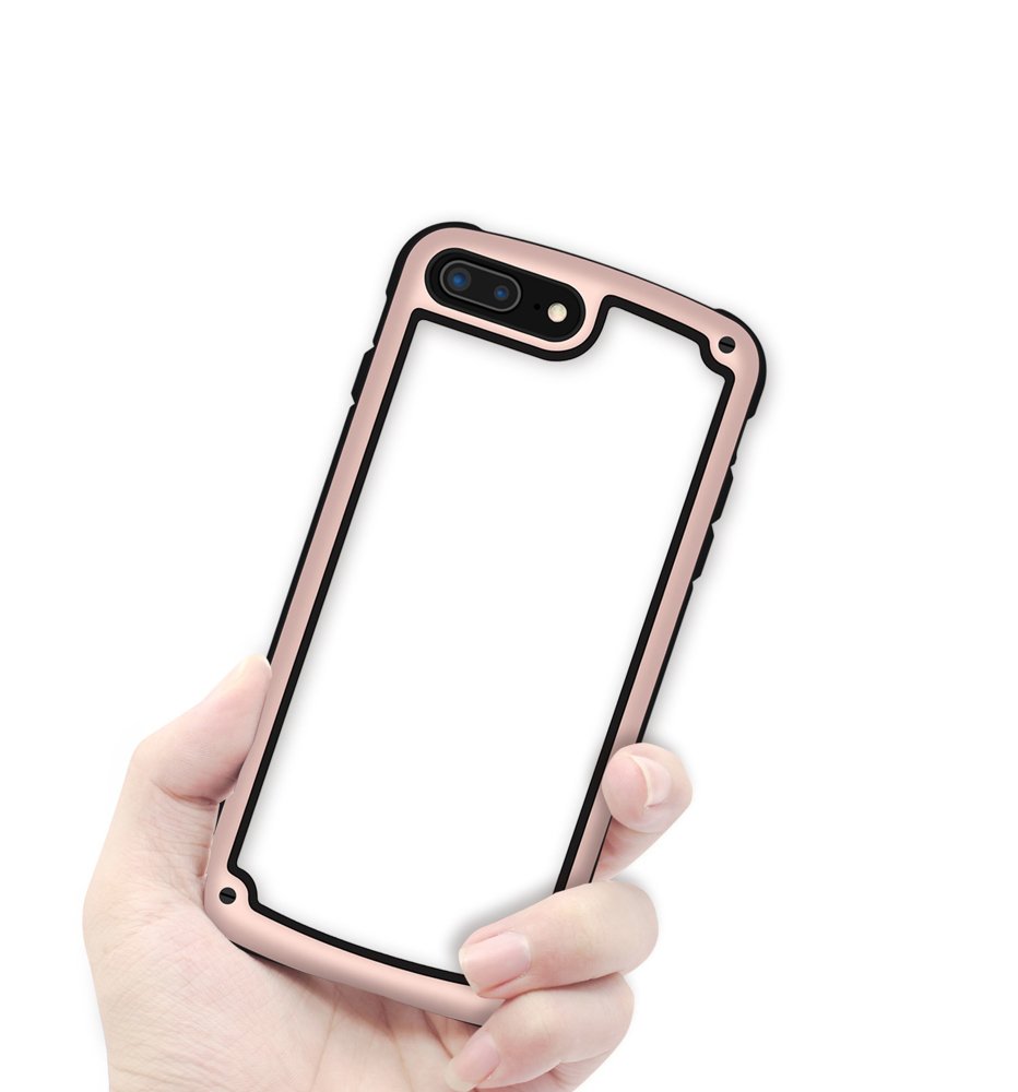 Capa Solid Frame para PC com proteção de TPU para Samsung Galaxy S9 G960 rosa