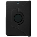 Capa em Pele para Samsung Galaxy Tab E T560 Preta 9,6 "