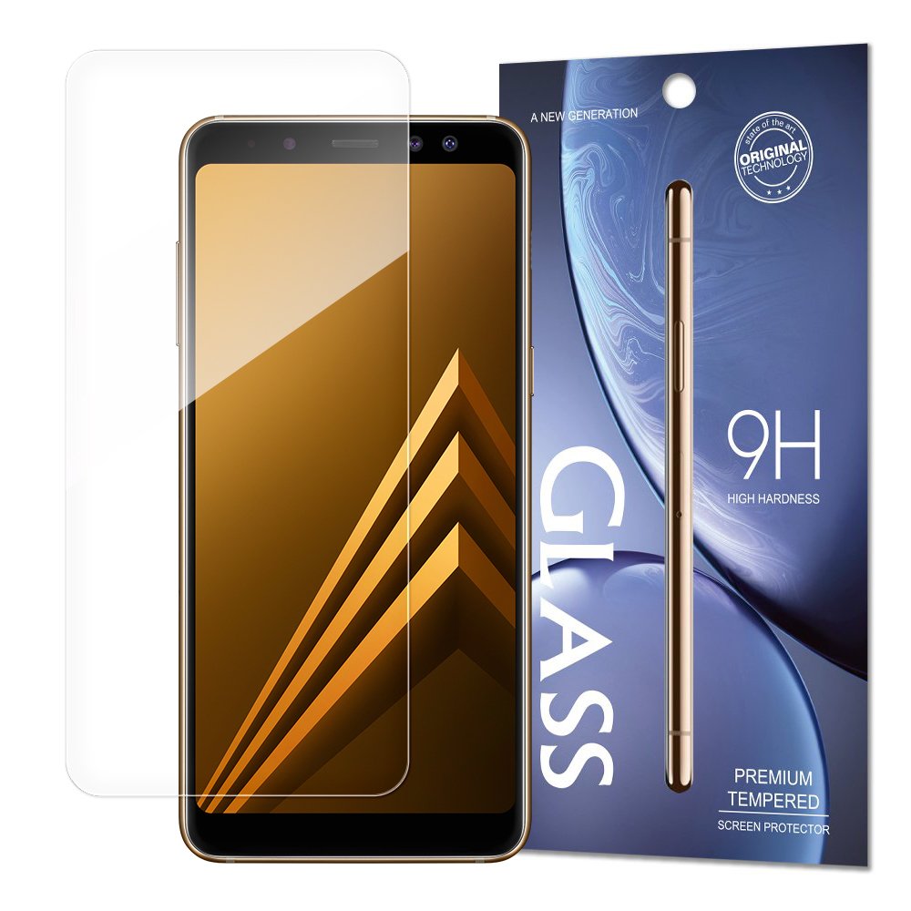 Protetor de tela de vidro temperado 9H para Samsung Galaxy A8 2018