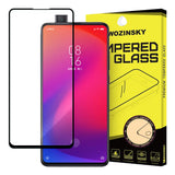 Wozinsky Vidro Temperado Cola Completa Protetor de Tela Super Resistente Completamente Coberto com Caixa de Armação Amigável para Xiaomi Mi 9T Pro  -  Mi 9T preto
