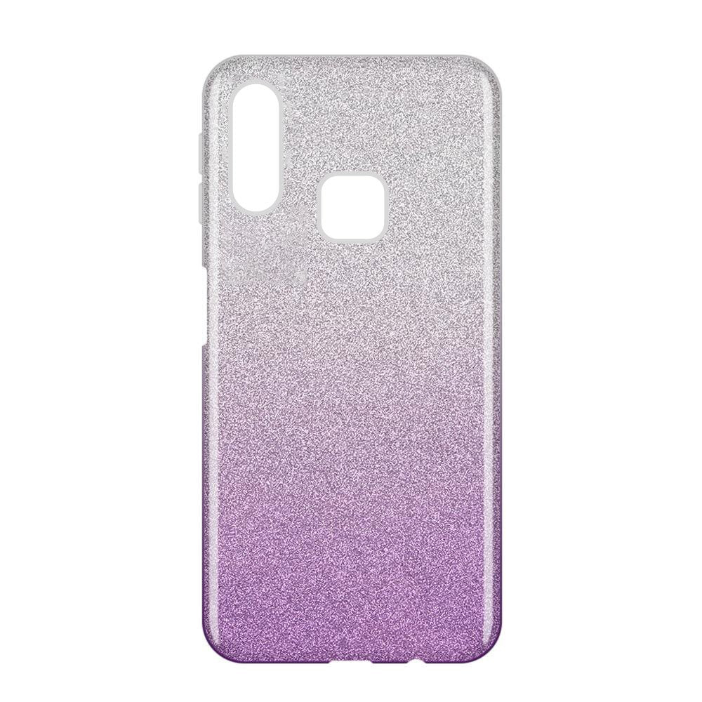 Capa Wozinsky Glitter brilhante para Samsung Galaxy A40 roxo