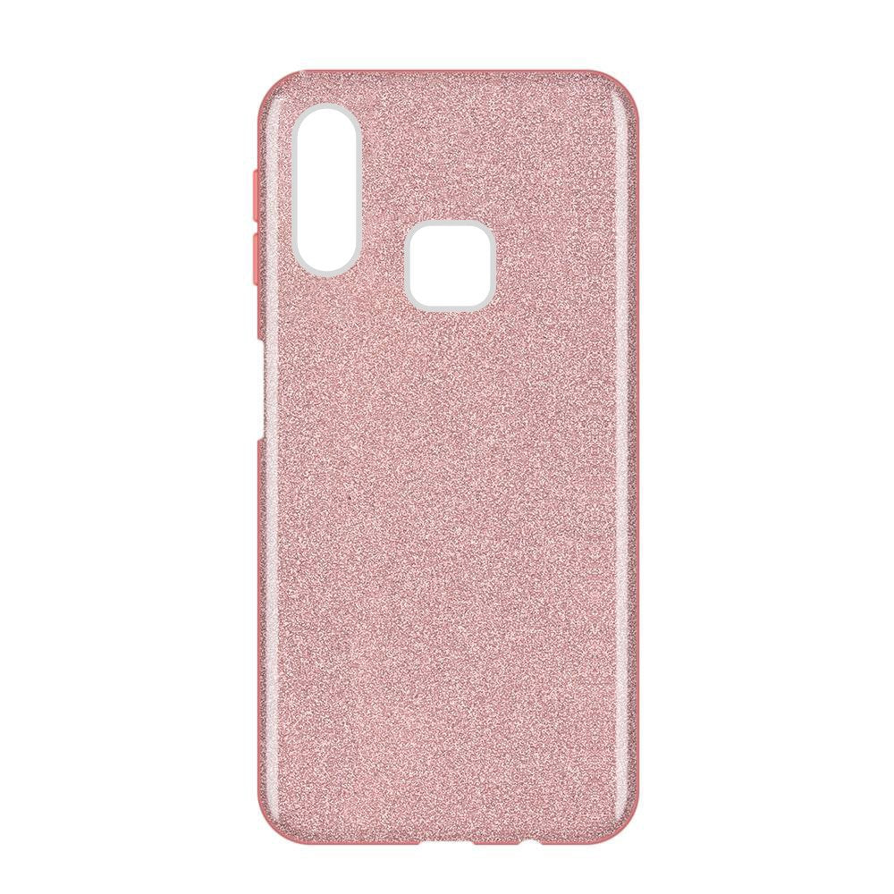 Capa brilhante Wozinsky para Samsung Galaxy A40 rosa claro