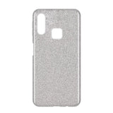 Capa Wozinsky Glitter brilhante para Samsung Galaxy A40 prata