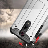 Capa de armadura híbrida resistente e resistente para Xiaomi Mi 9T Pro  -  Mi 9T preta