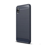 Capa carbono Capa flexível de TPU para Xiaomi Redmi 7A azul