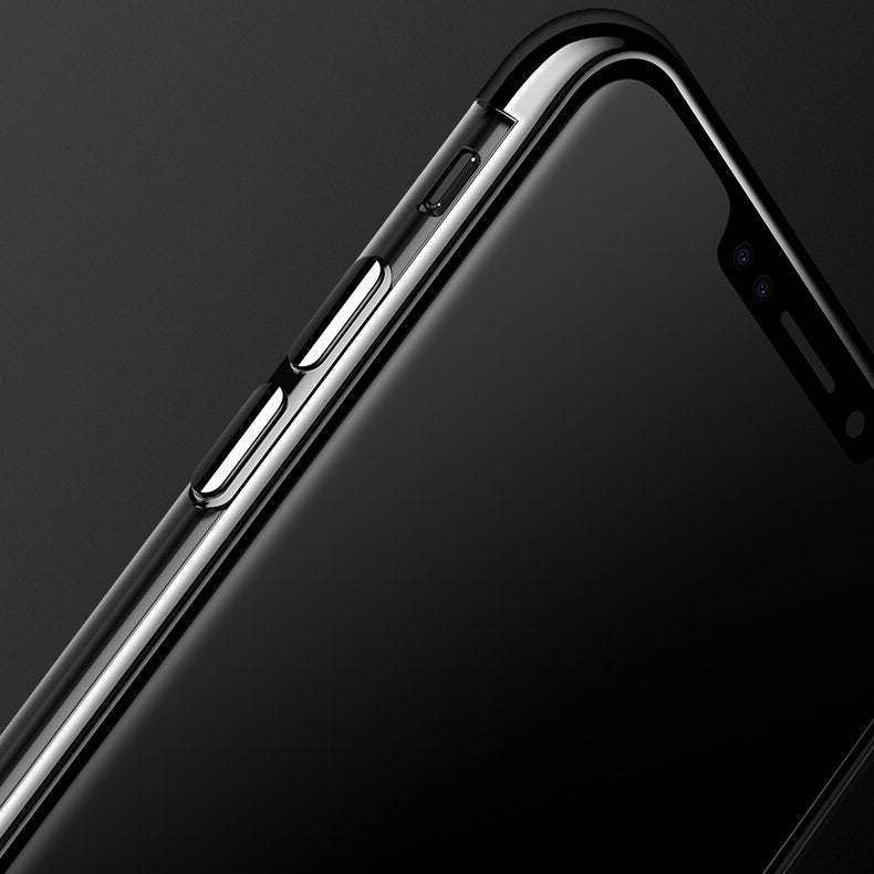 Capa transparente em gel TPU com moldura de galvanoplastia para Samsung Galaxy A40 vermelho