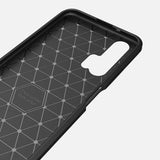 Capa carbono Capa flexível de TPU para Huawei Honor 20 - 20 Pro preta