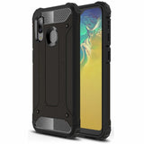 Capa Hybrid Armor Capa resistente e resistente para Samsung Galaxy A20e preta