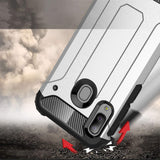 Capa Hybrid Armor Capa resistente e resistente para Samsung Galaxy A20e preta