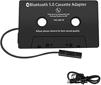 Cassete Adaptador de Áudio Bluetooth para Carro - Car Cassette Adapter Bluetooth