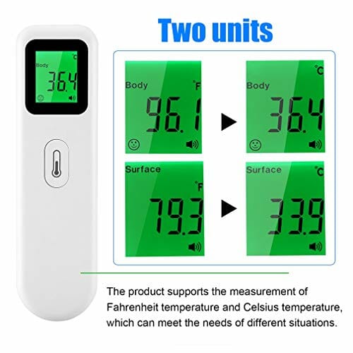 Termómetro Digital Infravermelho  sem contato Medição precisa e rápida  Pistola de Temperatura