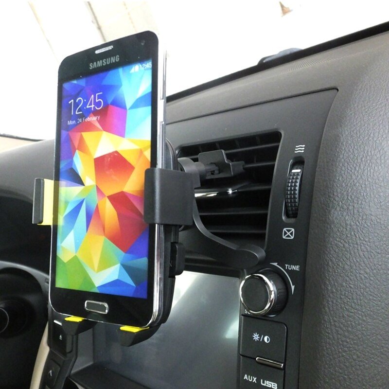 Suporte para telefone móvel de ventilação de ar preto (CF04)