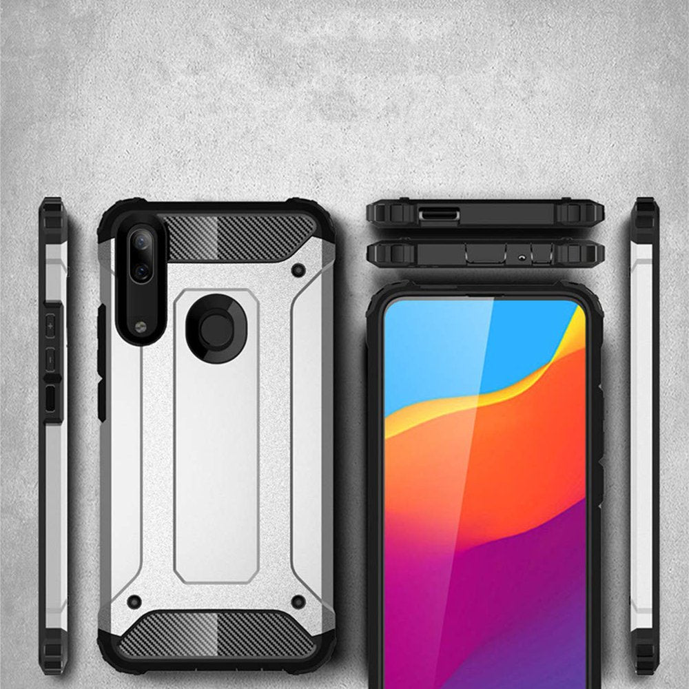 Capa Hybrid Armor Capa resistente e resistente para Huawei P Smart Z preta
