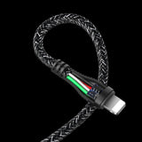 REMAX Super Spring Data Cable com Nylon Wire USB  -  micro USB 120cm 2.1A preto (RC-139m preto)
