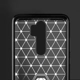 Capa carbono Capa flexível de TPU para Xiaomi Redmi Note 8 Pro preto