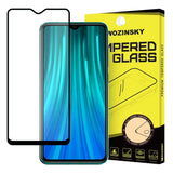 Wozinsky Vidro Temperado Cola Completa Protetor de Tela Super Resistente Coberto Completamente com Caixa de Armação Amigável para Xiaomi Redmi 8 preto