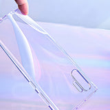 Baseus Simple Series Capa em gel transparente TPU para Samsung Galaxy Note 10 Plus transparente (ARSANOTE10P-02)