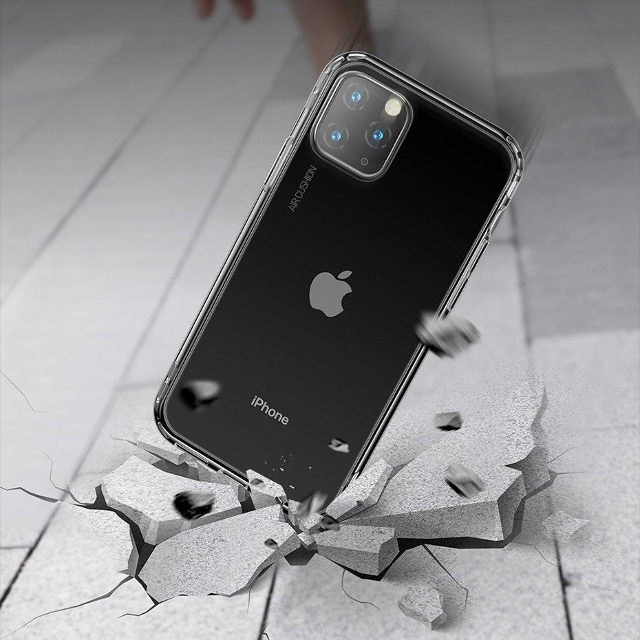 Baseus Safety Airbags Case Cover com cantos fortes iPhone 11 transparente (ARAPIPH61S-SF02)