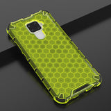 Capa de armadura de favo de mel com pára-choque de TPU para Huawei Mate 30 Lite  -  Huawei Nova 5i Pro verde