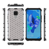 Capa de armadura de favo de mel com proteção de TPU para Huawei Mate 30 Lite  -  Huawei Nova 5i Pro transparente